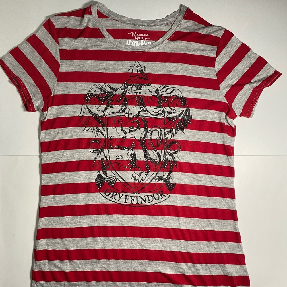 Universal Wizarding World Of Harry Potter Gryffindor Studd Tee Shirt Women XXL